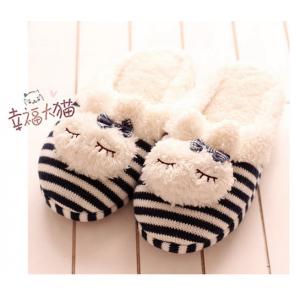 รองเท้าใส่ในบ้าน ลายกระต่ายน้อย (น้ำเงิน) น่ารักเกินคำบรรยาย