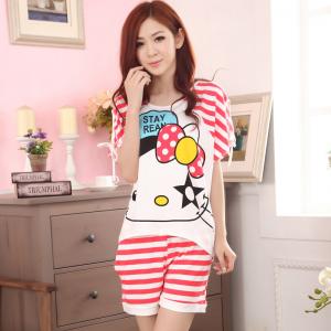 ชุดนอนแขนสั้น กระต่ายน่ารัก ใส่อยู่บ้านก็ได้
