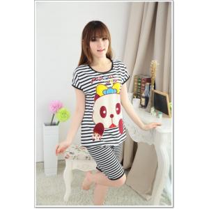 ชุดนอนแขนสั้นขาสั้น น้องหมี น่ารักผ้ายืดนิ่มๆ