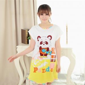 ชุดนอนกระโปรง แพนด้าสเก็ต ผ้านิ่มๆ ไซส์ใหญ่ XL
