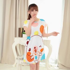 ชุดนอนกระโปรง Panda Dog ผ้านิ่มๆ ไซส์ใหญ่ XL