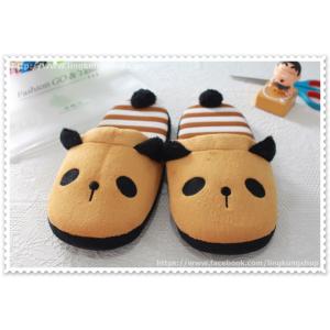 [New] รองเท้าใส่ในบ้าน ลายหมีแพนด้าน้ำตาลอ่อนๆ