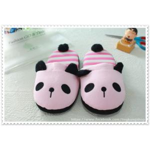 [New] รองเท้าใส่ในบ้าน ลายหมีแพนด้าสีชมพู