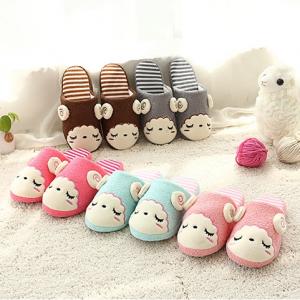 รองเท้าใส่ในบ้าน รองเท้าสปา แกะอัลปาก้า พื้นยางกันลื่นได้ดี