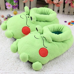 รองหุ้มส้นใส่ในบ้าน กบเขียวน่ารัก ฤดูหนาว